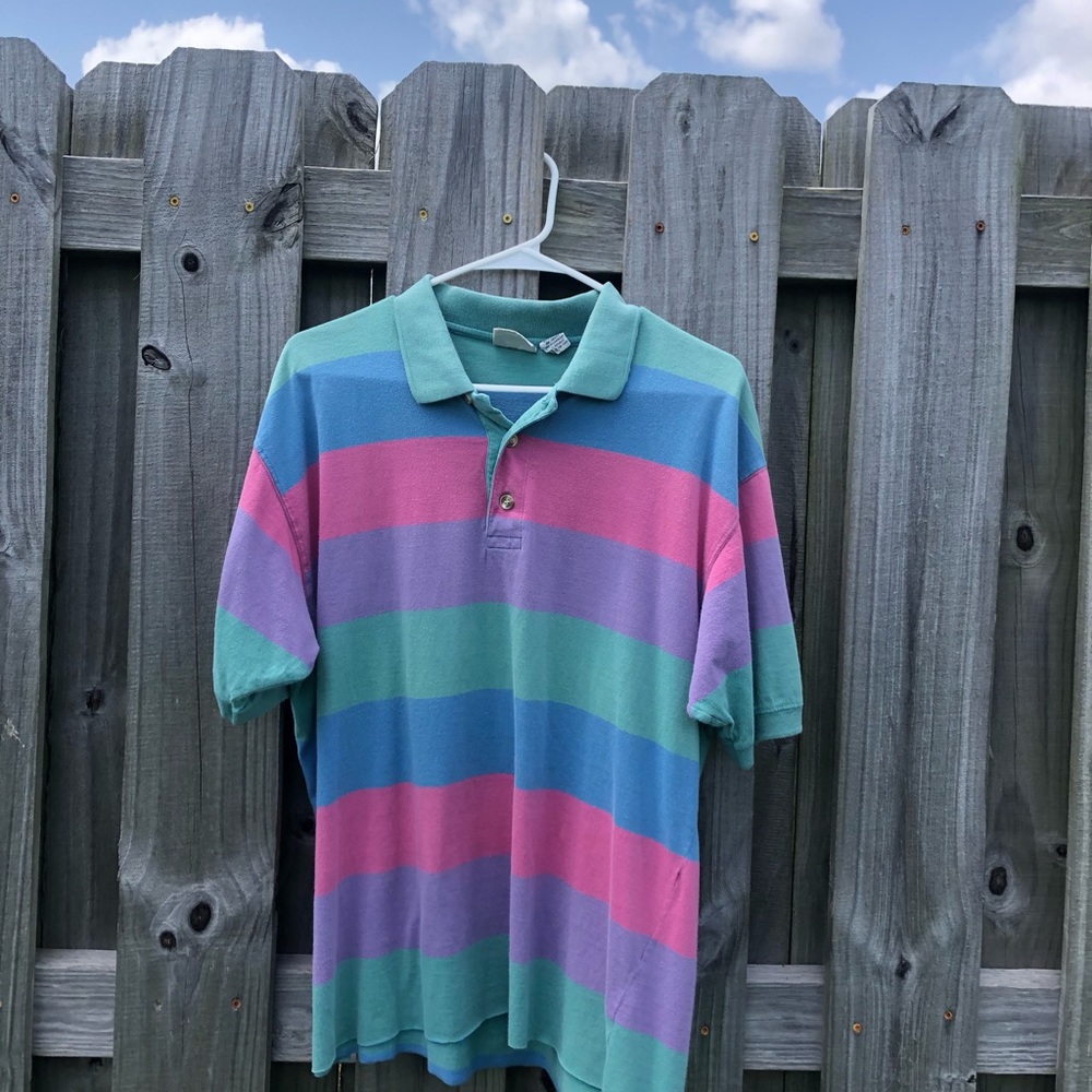 VINTAGE cropped polo